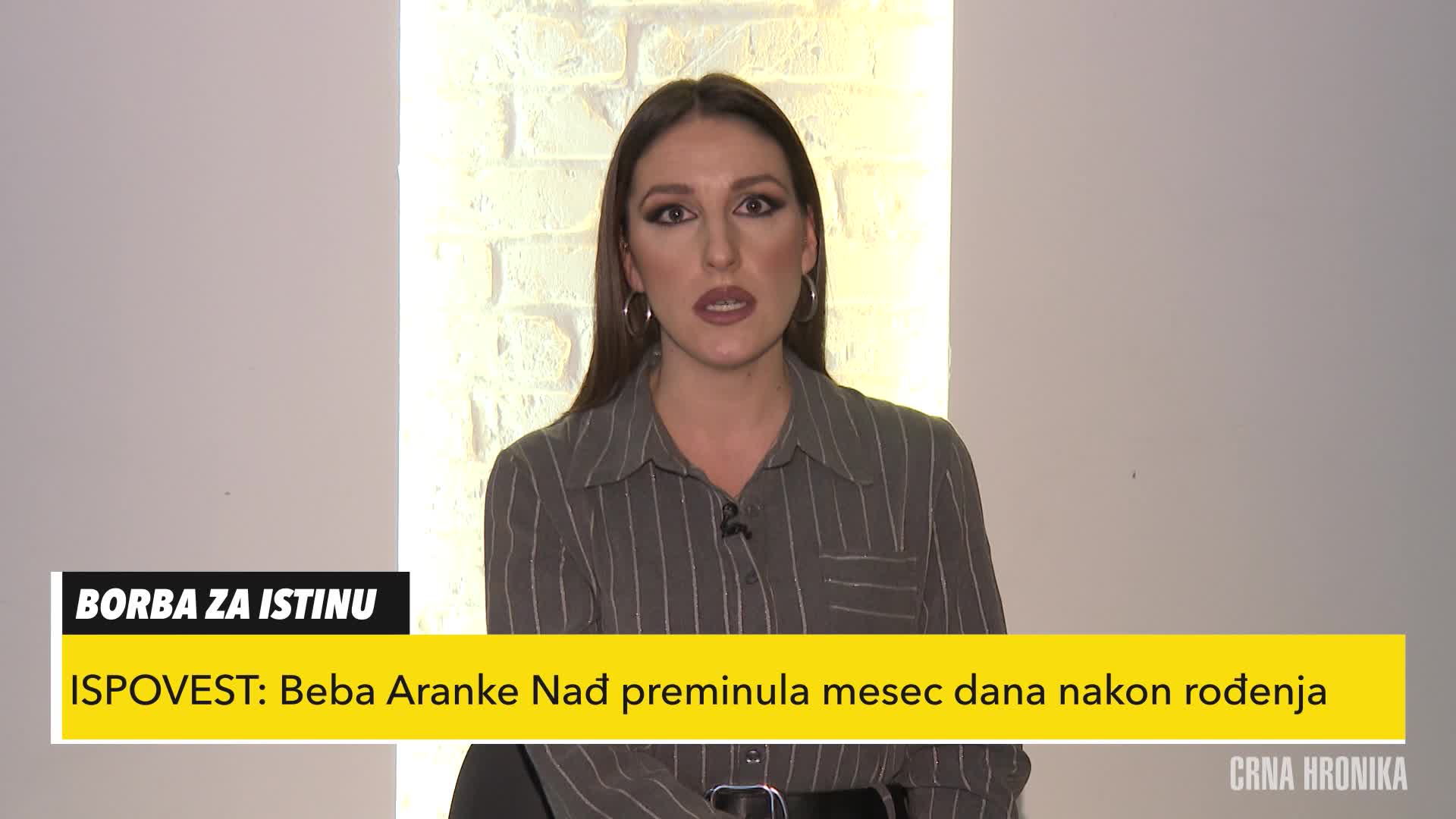 Beba Aranke Nađ preminula mesec dana nakon porođaja