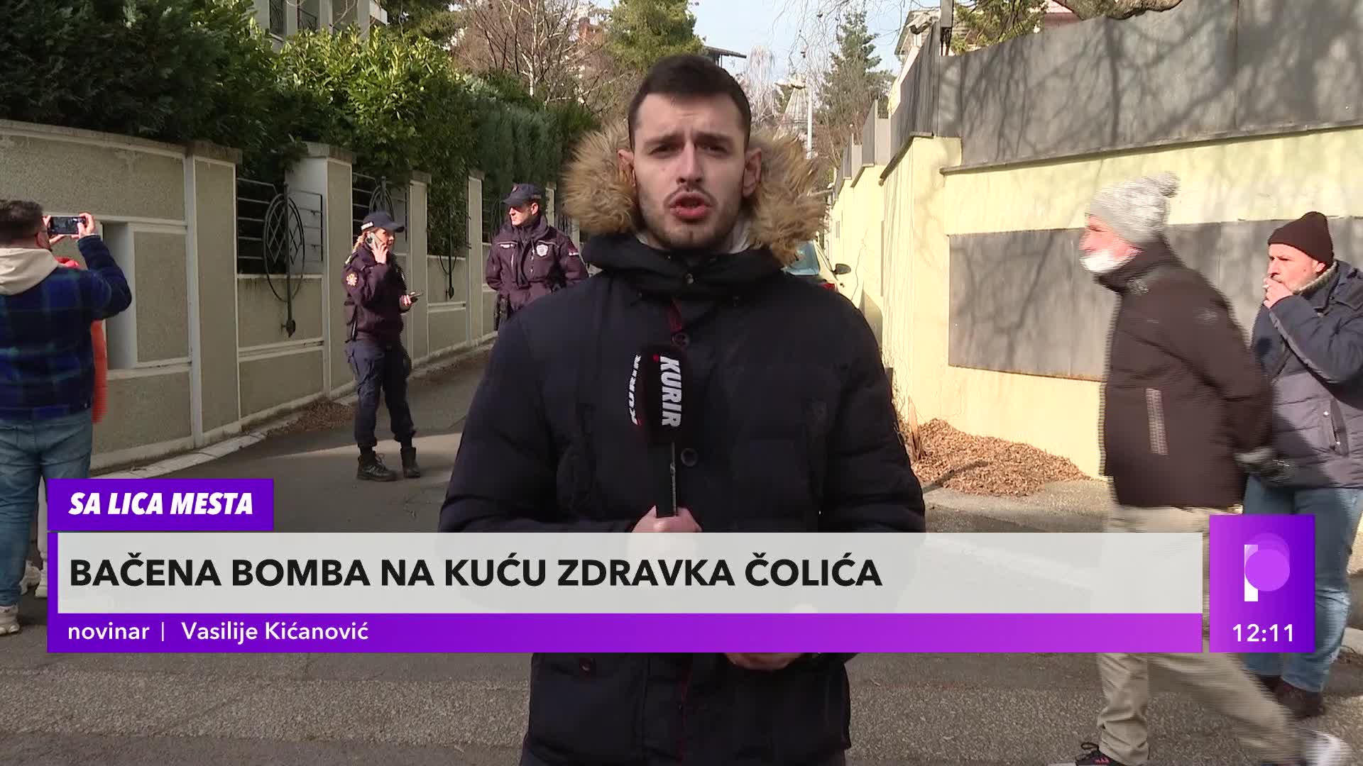 KURIR TV NA LICU MESTA! OGROMNA MATERIJALNA ŠTETA NA FASADI I AUTOMOBILIMA!