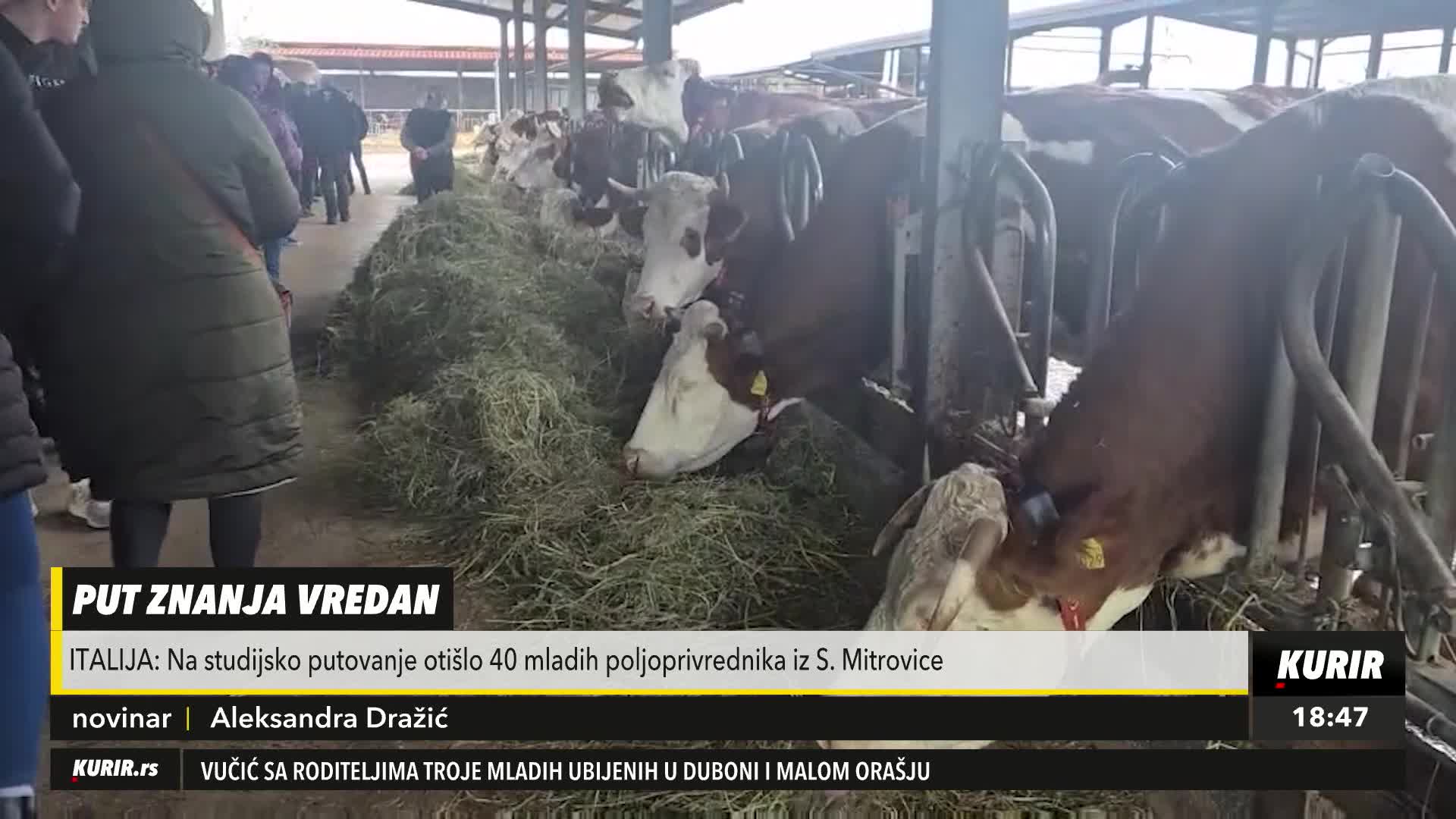 40 young agricultural workers from Sremska Mitrovica went on a study trip