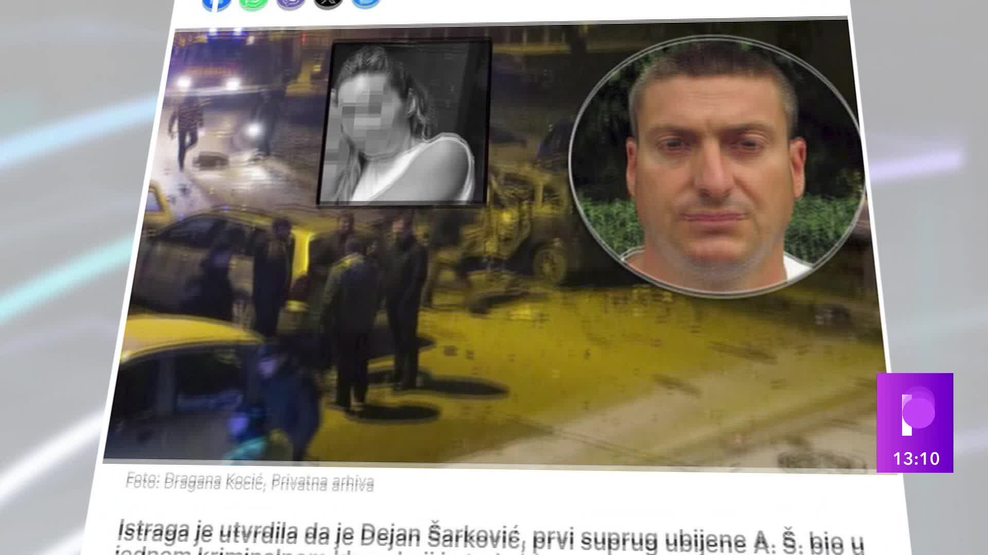 This is how the bloody murder of a woman in Nis looked: The killer recently got out of prison, his best man blew himself up with a bomb