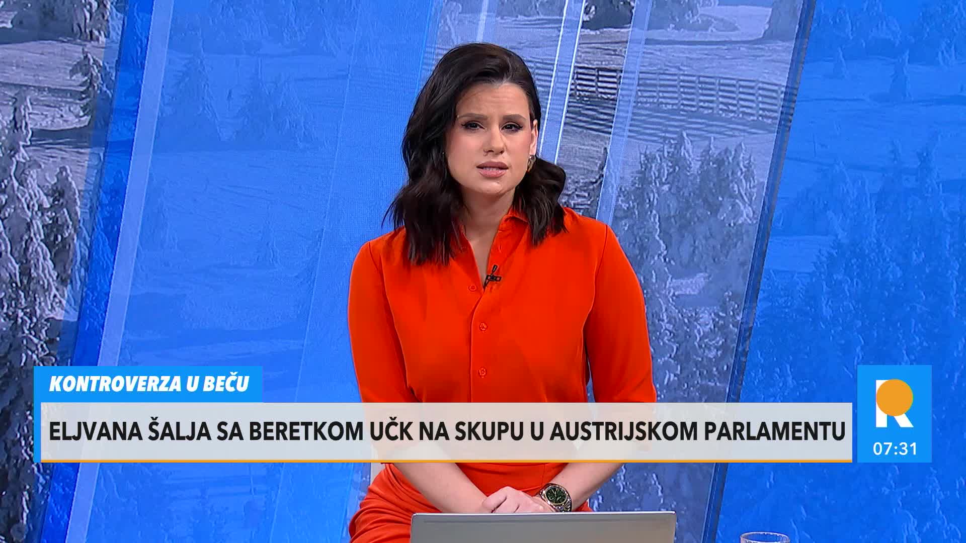 SO-CALLED AMBASSADOR FROM PRISTINA AT A GATHERING WITH A KLA BERETKA! Serbs in Vienna are disgusted by the move in the Austrian Parliament