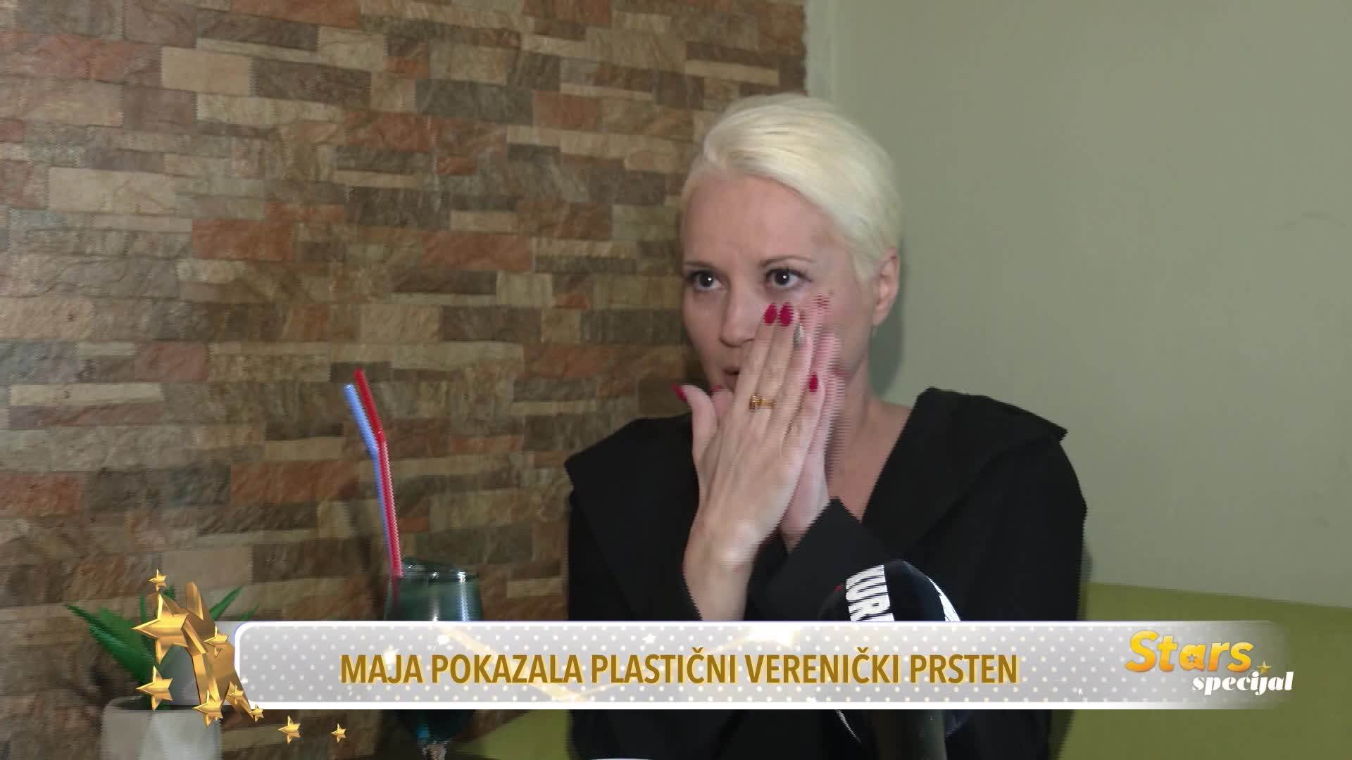 Singer Maja Nikolić showed a ring on the show "Stars Specijal" and revealed if she got married