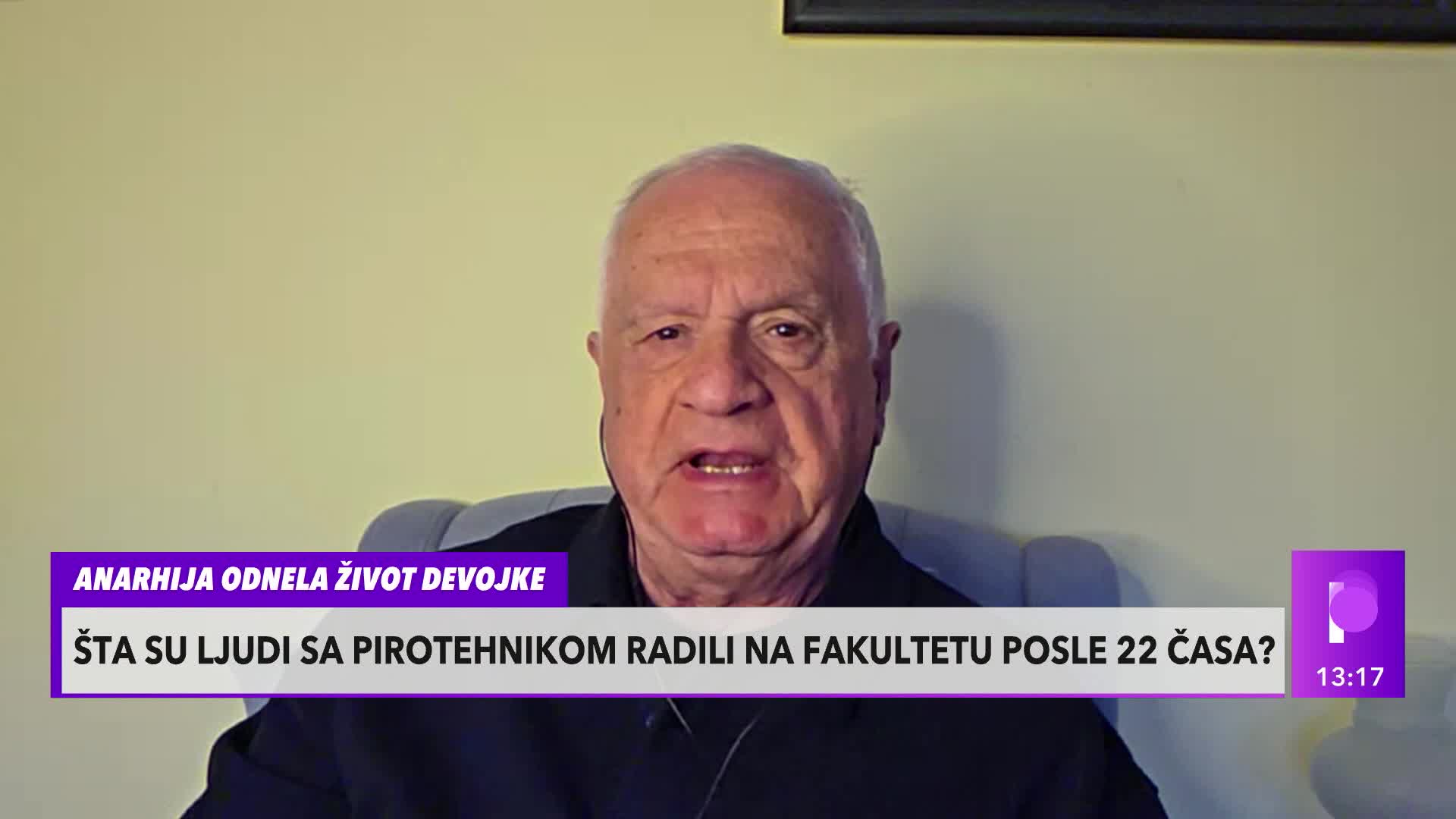 "THE CASE FROM THE FACULTY OF PHILOSOPHY MUST BE INVESTIGATED IN DETAIL" Spasić: The faculty administration is trying to wash its hands of this