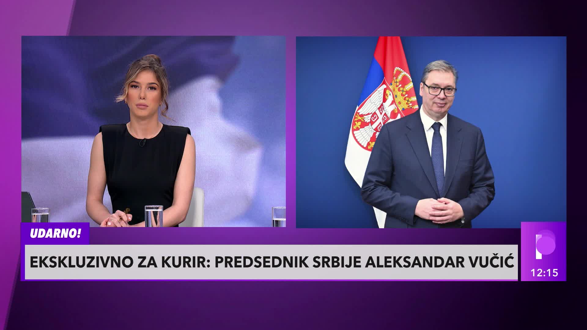 PRESIDENT Aleksandar VUČIĆ LIVE FOR KURIR: Oil and oil derivatives will be a problem for Serbia!