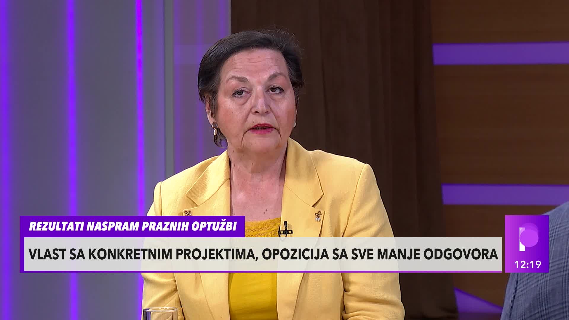 "THERE IS NO REVOLUTION WITHOUT A POLITICAL PARTY" Gordana Čomić for Kurir television: Articulation and responsibility are needed, emotion must be converted into votes