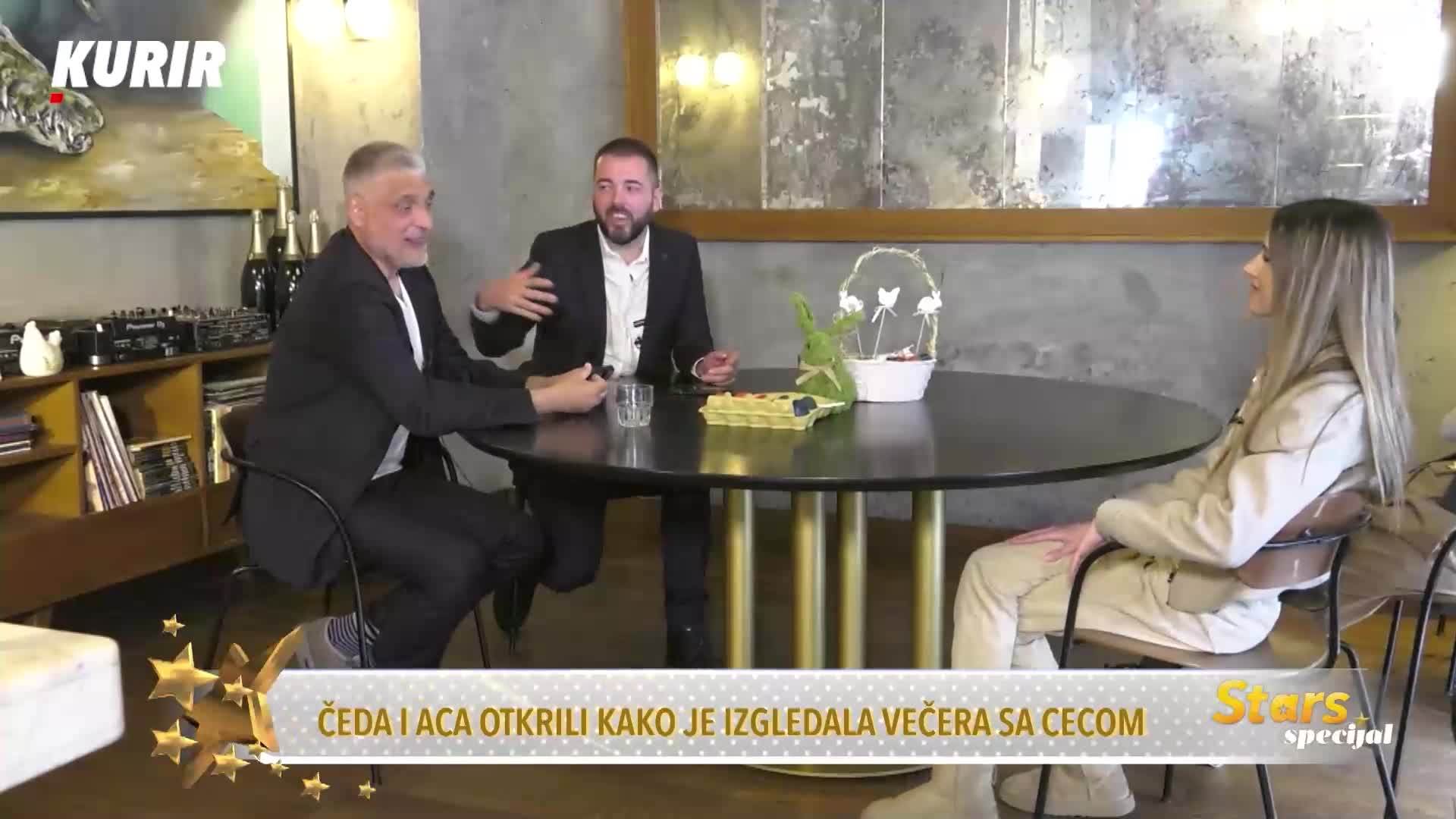 "IF CEDA AND CECA HAD MET IN ANOTHER TIME, THEY WOULD BE BEST BUDDIES"! Aca Kos and Ceda about the dinner where they hosted Ceca: Ceda cooked and we sang