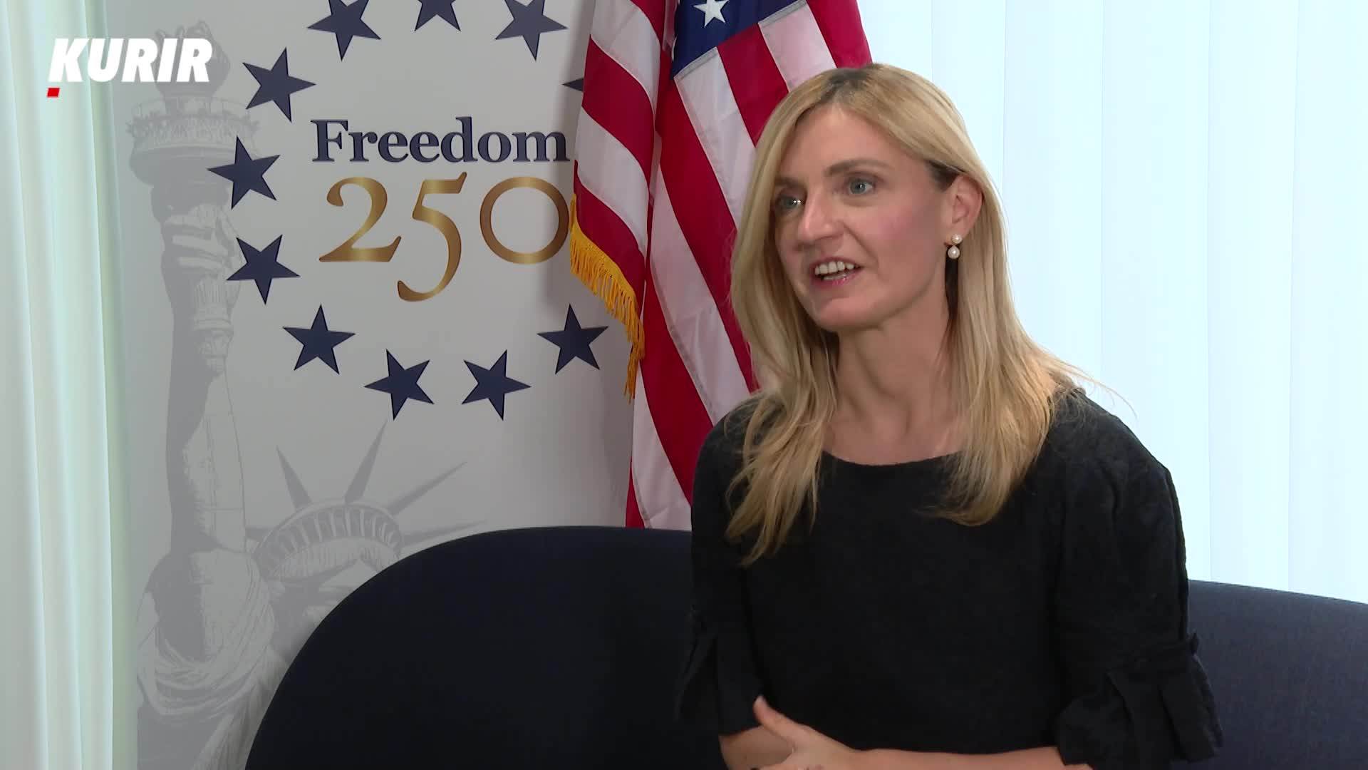 Sara Rodžers exclusively on Kurir Television