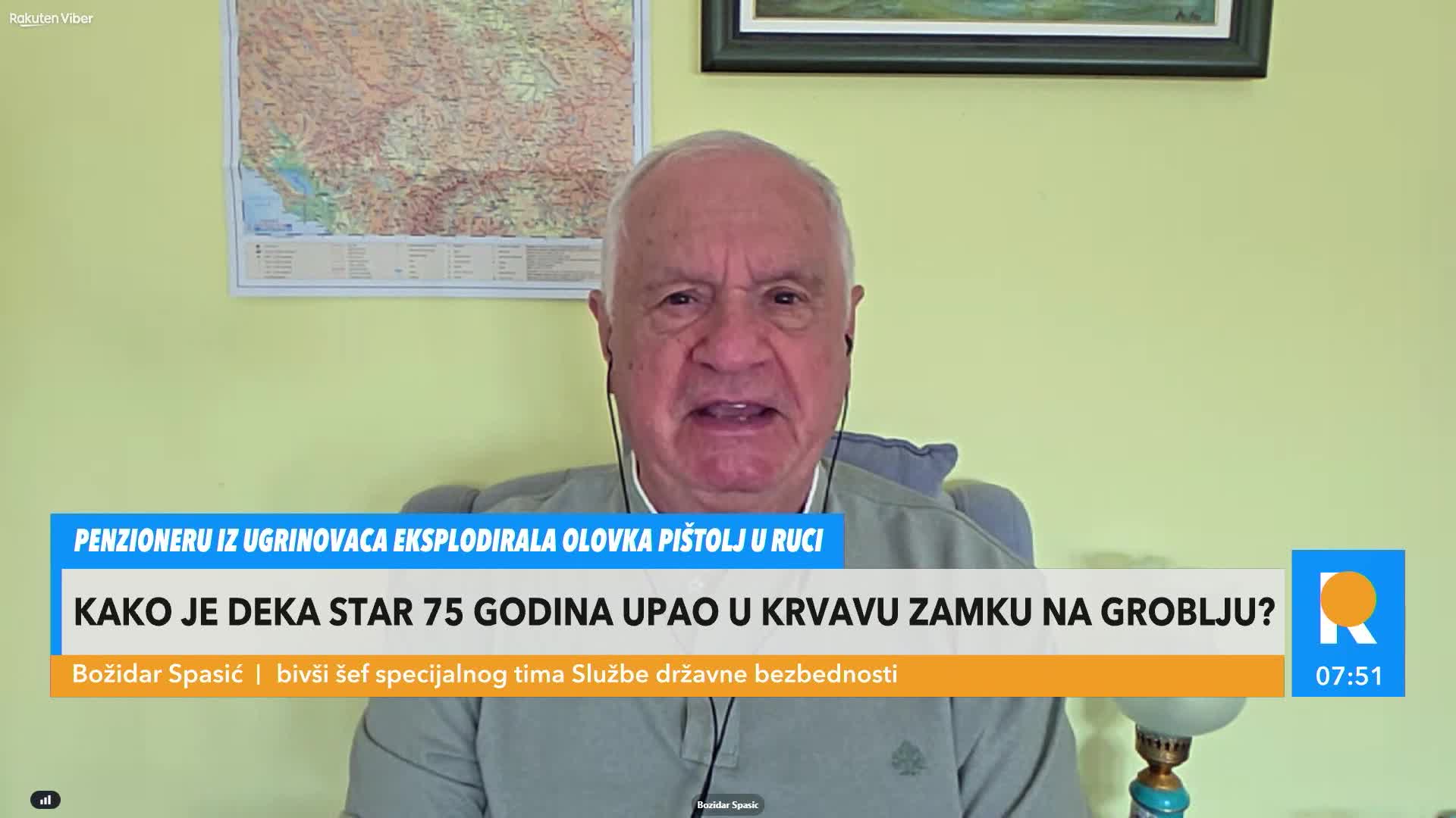 HE TOOK "CHEMICAL" FROM THE CEMETERY, AND THEN THE HORROR FOLLOWED! Pensioner from Ugrinovci had a device explode in his hand: "It is used for assassinations. It was ready for action"