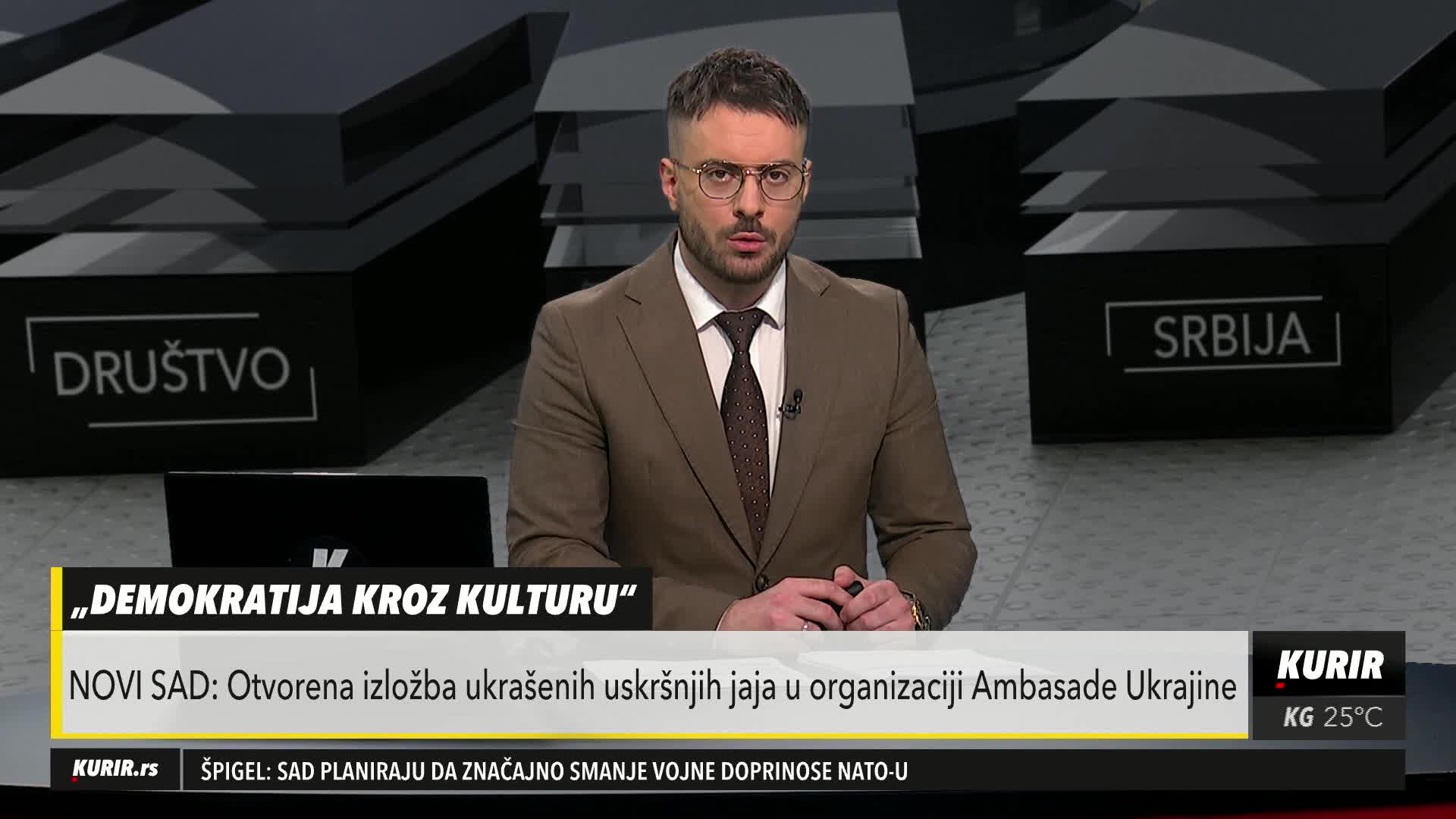"DEMOKRATIJA KROZ KULTURU" U Novom Sadu otvorena izložba ukrašenih uskršnjih jaja u organizaciji Ambasade Ukrajine