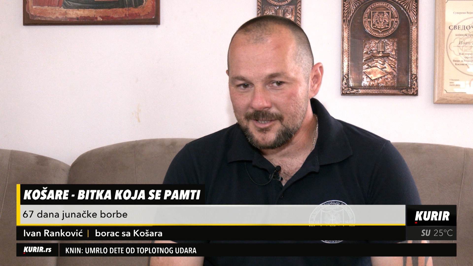 NA PRVOJ LINIJI ODBRANE! Heroj sa Košara Ivan Ranković: Vratio bih se ...