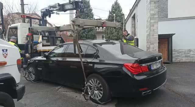  Zaplena blindiranog auta Marka Miljkovića 