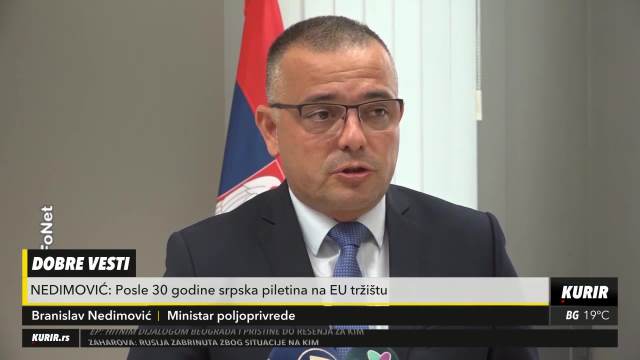 NEDIMOVIĆ: Srpska piletina posle 30 godina na prostoru EU