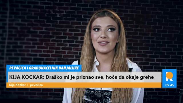 Kija Kockar progovorila o gradonačelniku Banjaluke: Zvao me je Draško, hoće da okaje grehe! 